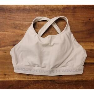 Under Armor Fitted Compression Padded Crossback Sports Bra Women’s XXL
